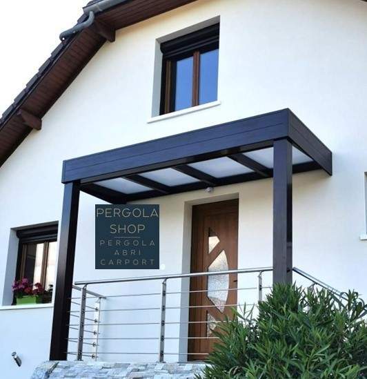 Abri & Sas toit plat