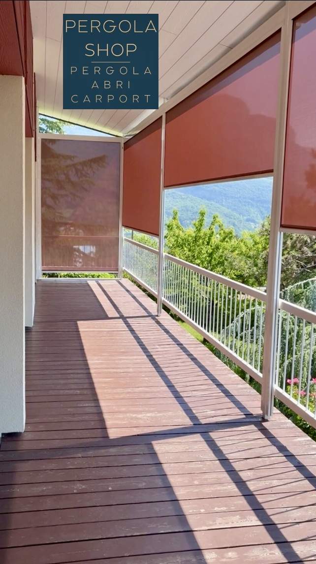 store zip screen pour terrasse