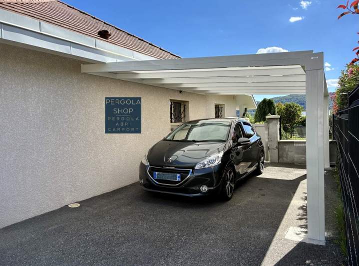 abri voiture adossée Savoie