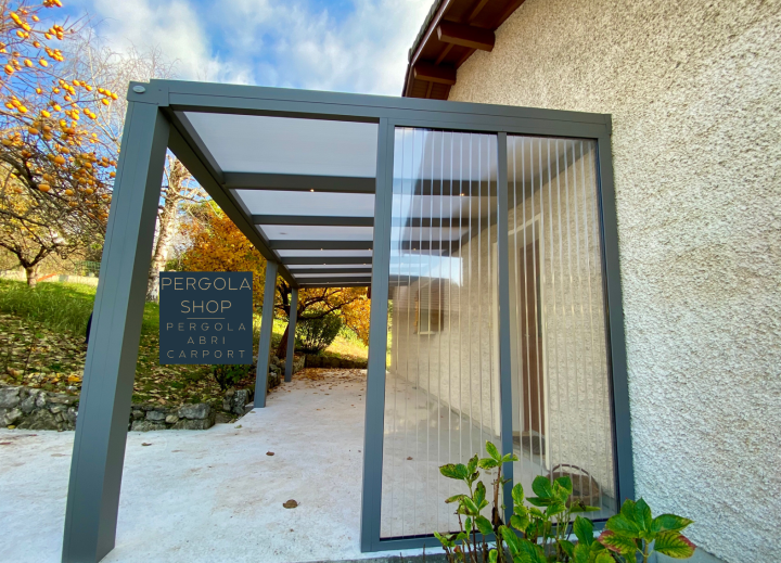 pergola toiture fixe prêt à poser Aix les Bains Savoie