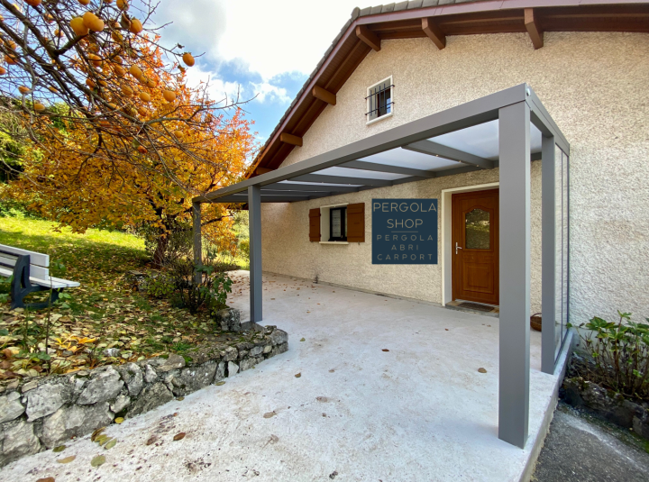 pergola toiture fixe prêt à poser Aix les Bains Savoie