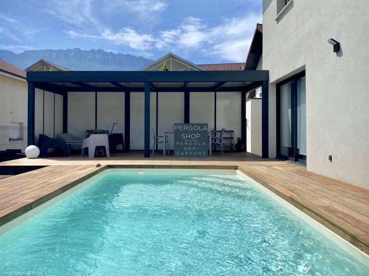 pergola toiture plate