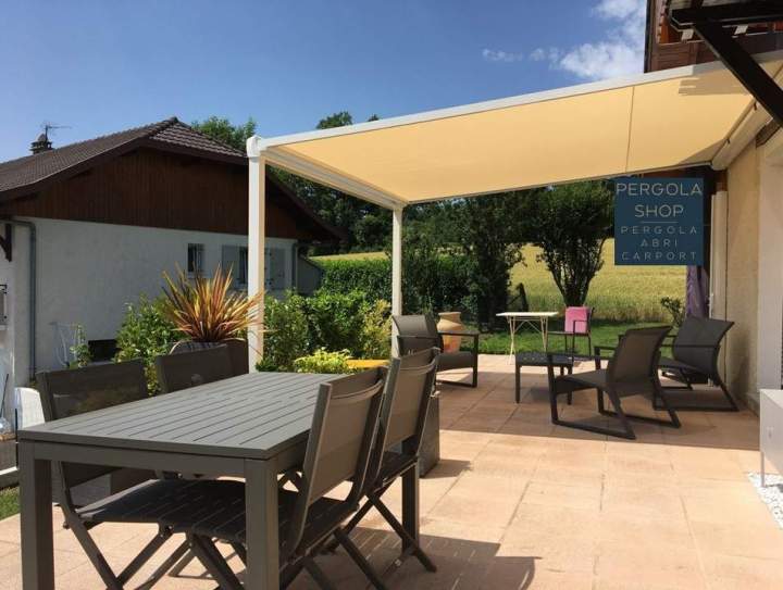 vente et pose de pergola toile Rumilly