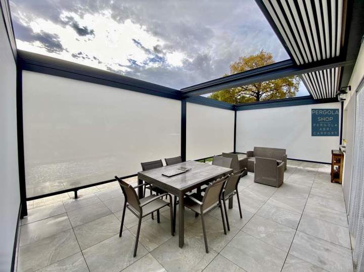 pergola double toile retractable 2025 2